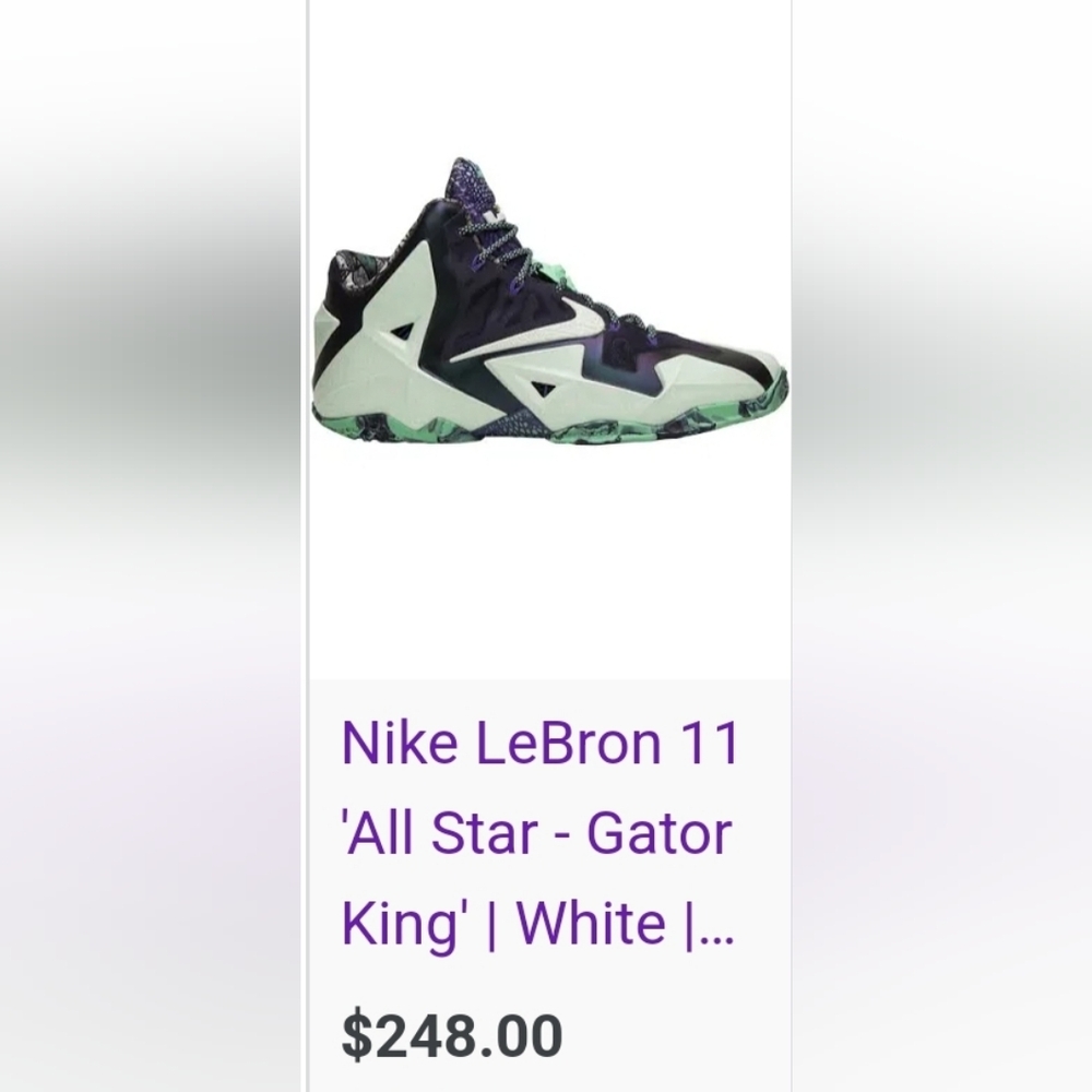 LeBron 11 Glow in the Dark Gym Shoes